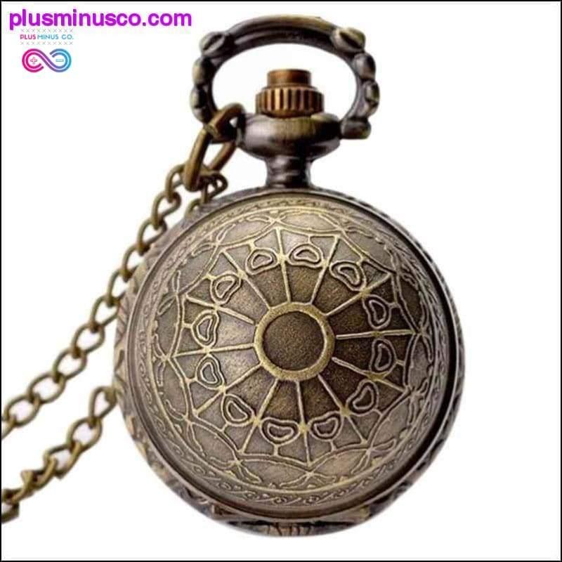Retro Clock Harry Potter Necklace Pocket Watch - plusminusco.com