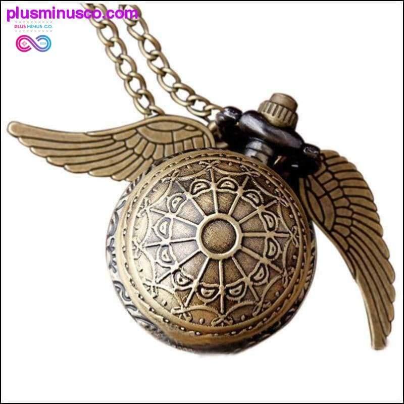 Retro Clock Harry Potter Necklace Pocket Watch - plusminusco.com