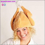 قبعة الديك الرومي المشوي زي عيد الشكر الدجاج المشوي الخام - plusminusco.com