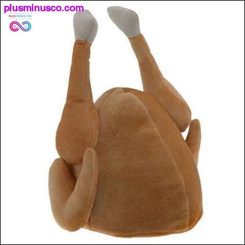 قبعة الديك الرومي المشوي زي عيد الشكر الدجاج المشوي الخام - plusminusco.com