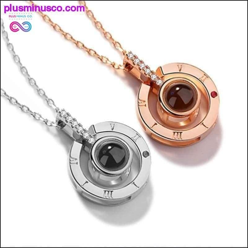 Rose Gold & Silver 100 Languages ​​I Love You Projection - plusminusco.com