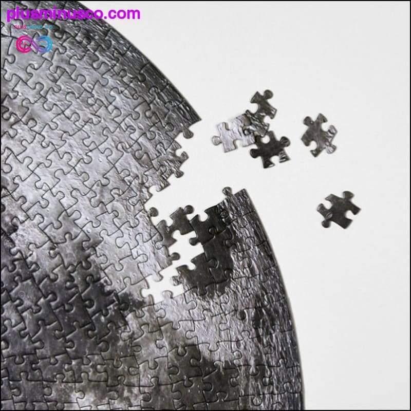 Round Puzzle Moon/ Earth Puzzle 1000 Pieces Difficult For - plusminusco.com