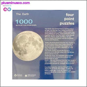 Round Puzzle Moon/ Earth Puzzle 1000 Pieces Difficult For - plusminusco.com