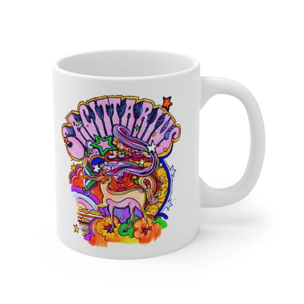 Sagittarius Mugs, December Birthday Gift Ideas || Sagittarius Coffee Mug, Sagittarius Zodiac gift idea - plusminusco.com