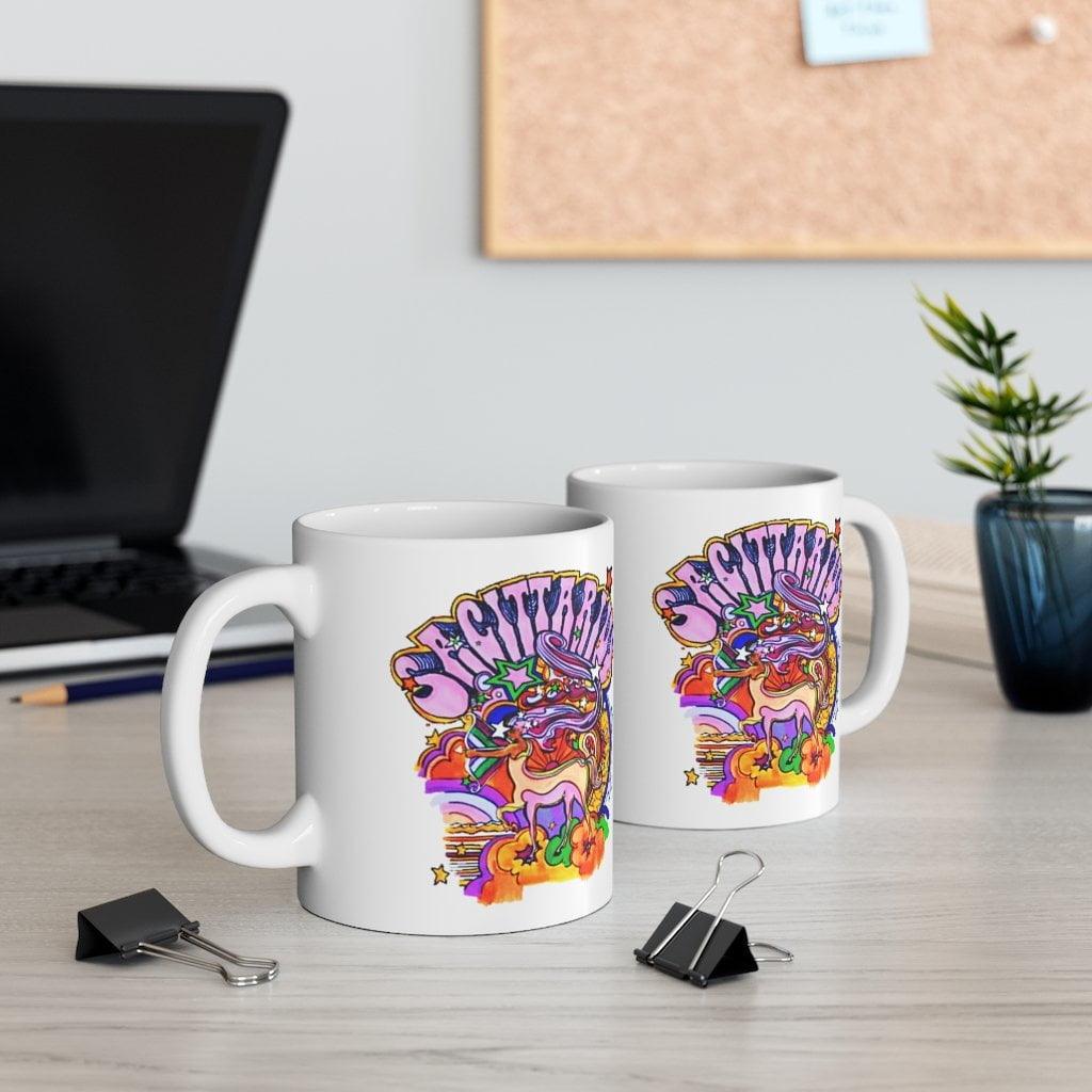Sagittarius Mugs, December Birthday Gift Ideas || Sagittarius Coffee Mug, Sagittarius Zodiac gift idea - plusminusco.com
