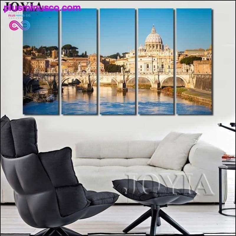 Saint Peter's Basilica Canvas Art Print Large Wall Pictures - plusminusco.com
