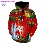 Kalėdų Senelio Kalėdų eglutė Jingle Bells Kalėdinis džemperis 3D – plusminusco.com
