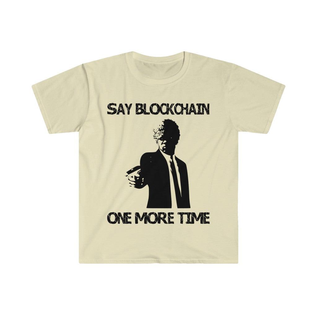 قل تي شيرت Blockchain One More Time، تي شيرت صيغة Bitcoin Supply، تي شيرت Bitcoin، Hodl، العملة المشفرة، العملة الرقمية، لا يمكنك - plusminusco.com