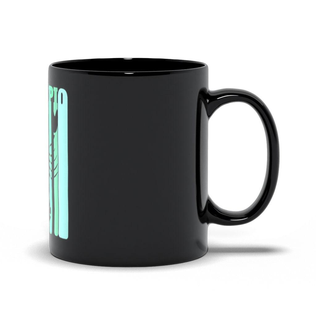 Scorpio Black Mug || Scorpio Woman Mug || Scorpio Queen Mug || Classic Scorpio Mug || Scorpio Red, Orange, Green And Black Mug || October - plusminusco.com