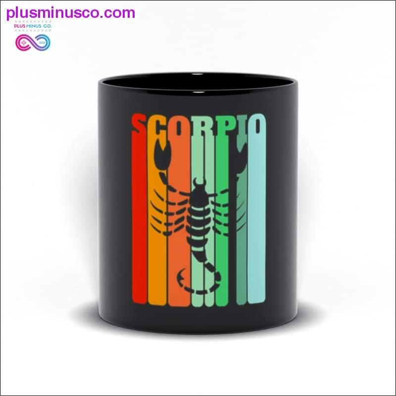 Scorpio Black Mugs Mugs - plusminusco.com