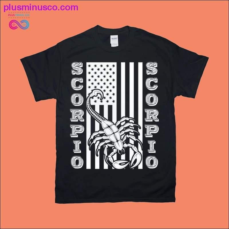 Scorpio | American Flag T-Shirts - plusminusco.com