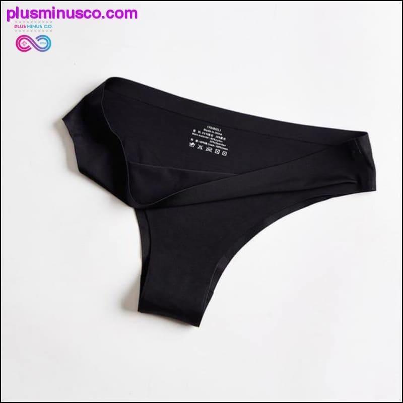 Seamless Lady Thong Soft Ice Silk G String Low Waist Women - plusminusco.com