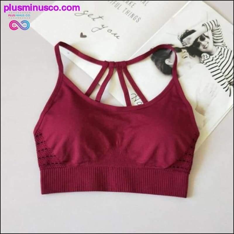 Seamless Sports Bra Top Yoga Active Wear For Fitness Gym - plusminusco.com