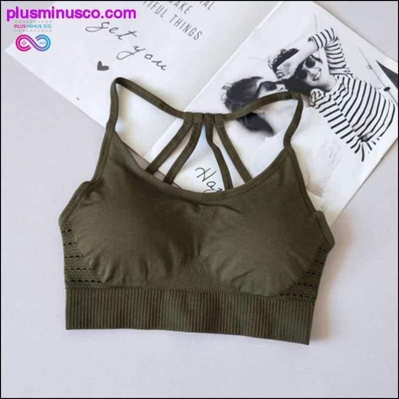 Seamless Sports Bra Top Yoga Active Wear For Fitness Gym - plusminusco.com