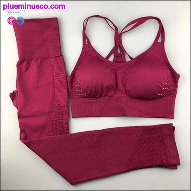 Seamless Yoga Set Women Fitness Clothing Sportswear Woman - plusminusco.com