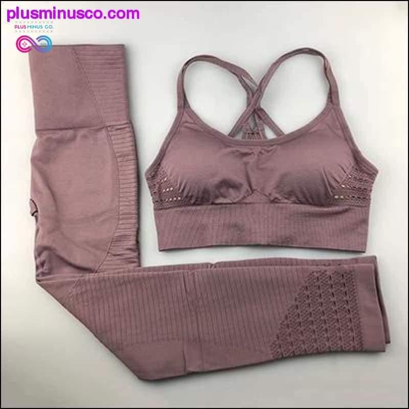Seamless Yoga Set Women Fitness Clothing Sportswear Woman - plusminusco.com