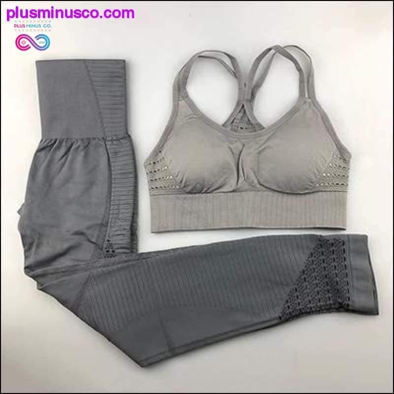 Seamless Yoga Set Women Fitness Clothing Sportswear Woman - plusminusco.com