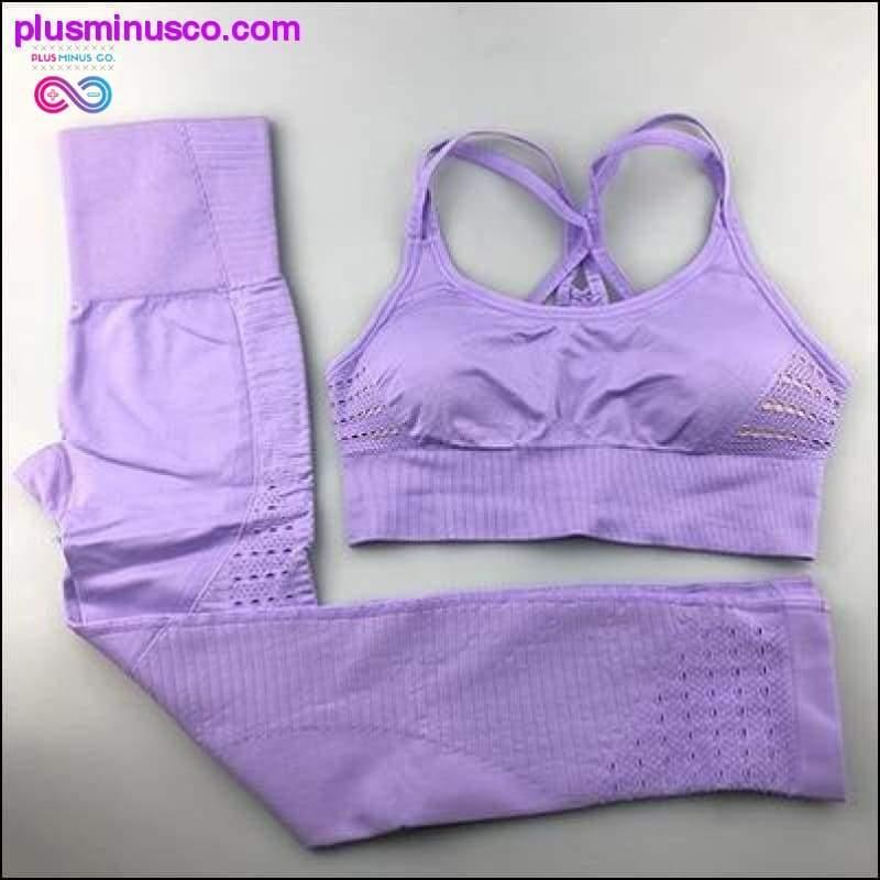 Seamless Yoga Set Women Fitness Clothing Sportswear Woman - plusminusco.com