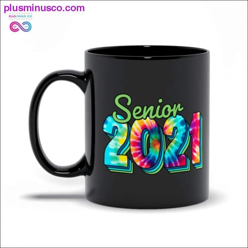 Senior 2021 fekete bögrék - plusminusco.com