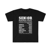 Senior 2022 Besin Değerleri Tişörtleri, Kararlı, Eğitimli, Akıllı, Kendine Güvenen, Asla Pes Etme, pozitif, 2022 sınıfı için mezuniyet hediyesi - plusminusco.com