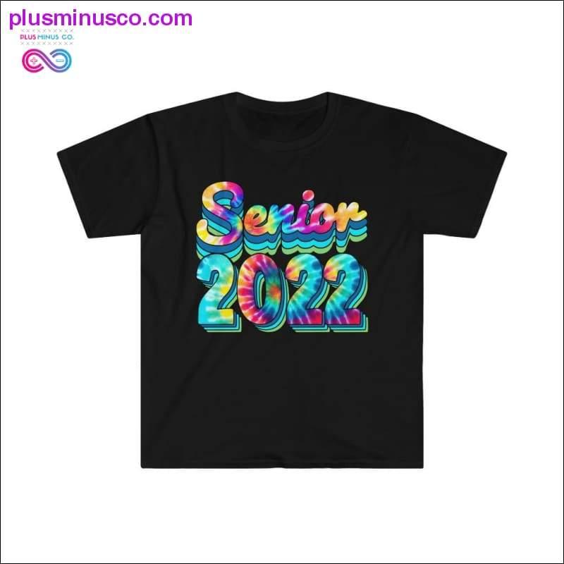 Senior 2022 Tie-Dye Print Solid T-shirt - plusminusco.com
