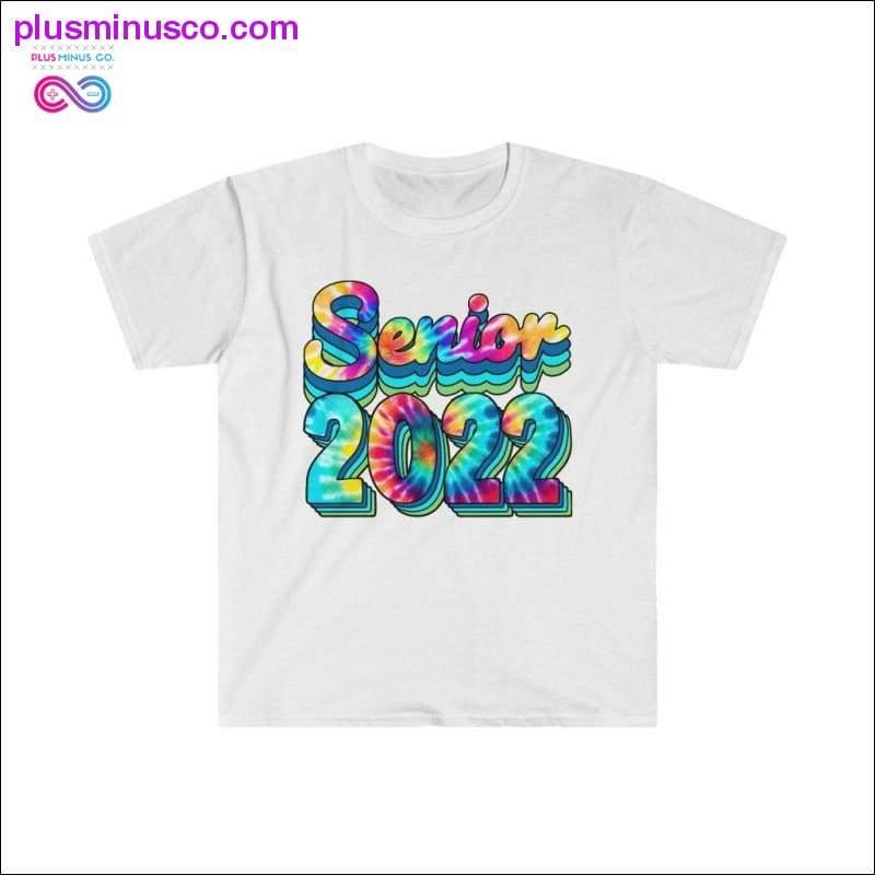 Senior 2022 Tie-Dye Print Solid T-shirt - plusminusco.com