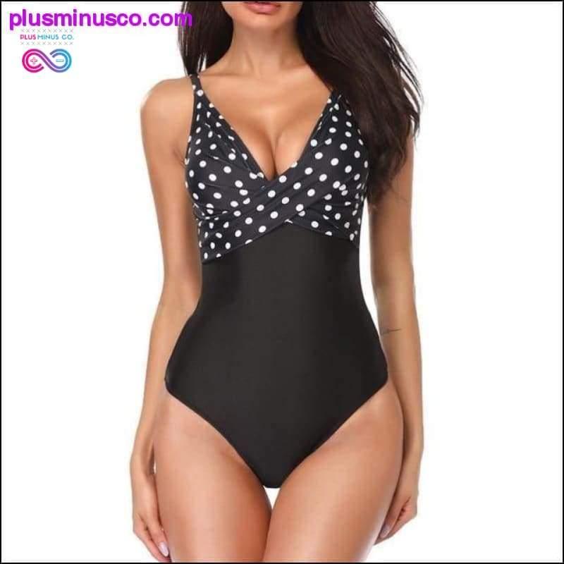 Seksi jednodijelni ženski kupaći kostimi veće veličine dubokog V - plusminusco.com