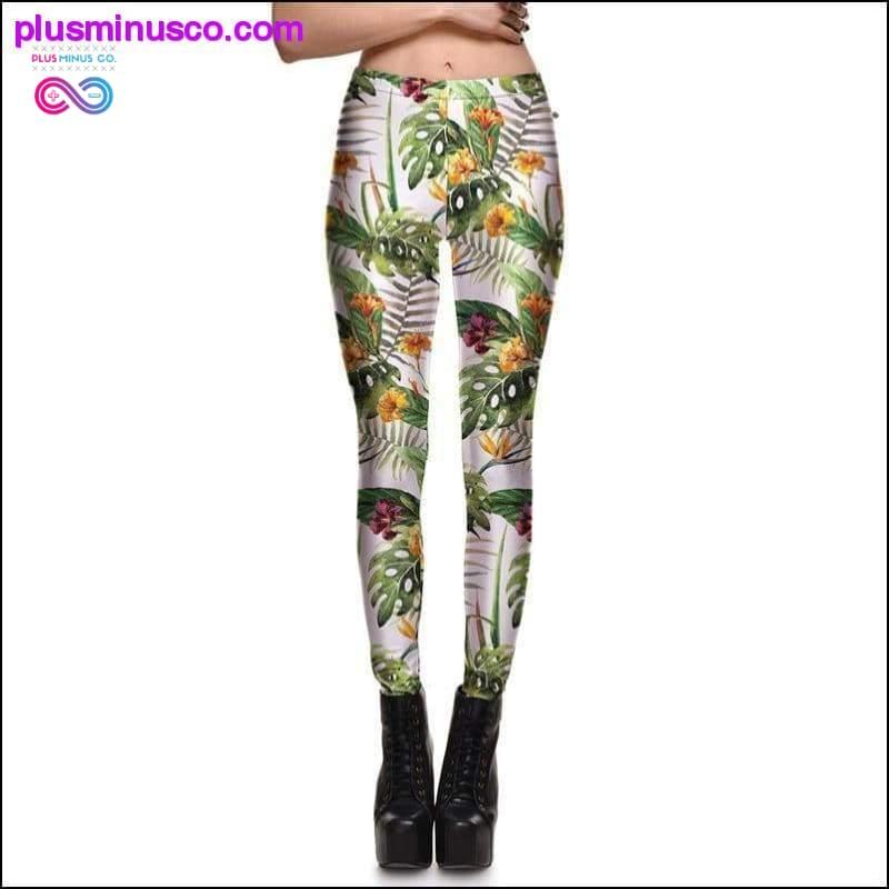 Sexy Girl Pencil Pants Melns, Balts Weed Maple Leaf Printed - plusminusco.com