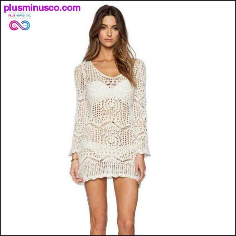 Sexy Girls Women Lace Crochet beach Dress women sexy Cover - plusminusco.com