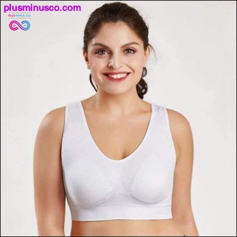 Sexy plus size Bras for Women Breathable Seamless Bra bh - plusminusco.com