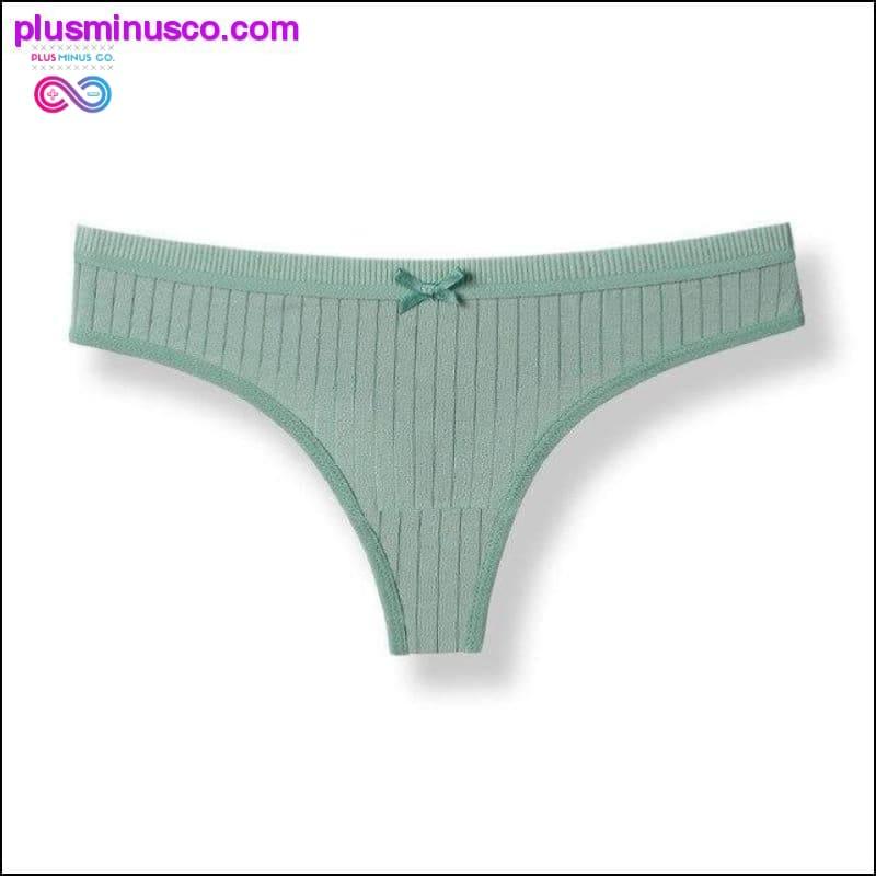 Tangas sexy shorts de ioga mulheres algodão antibacteriano sem costura - plusminusco.com