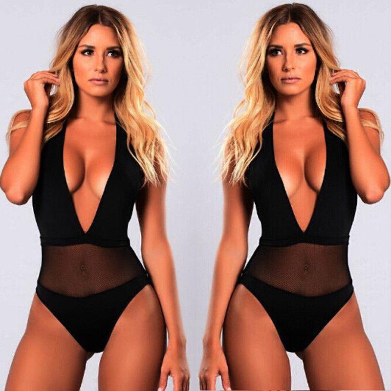 Sexy Women's One Piece Swimsuit Push Up Padded Bikini Monokini Swimwear Beachwear - plusminusco.com
