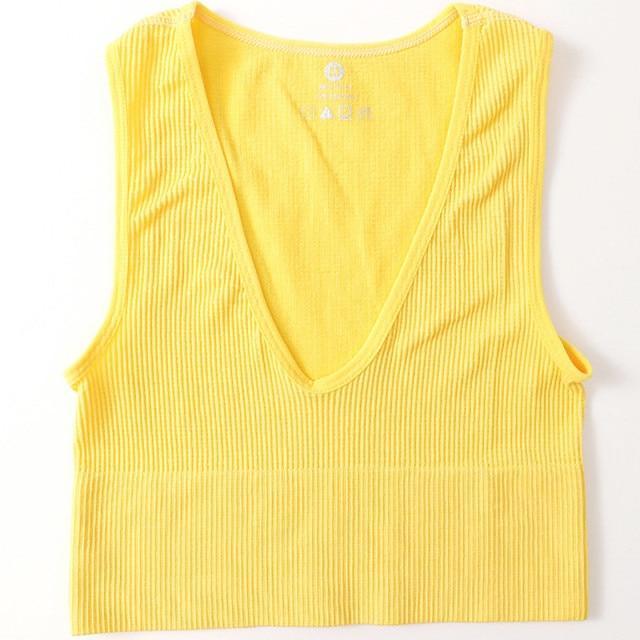 Sexy Women's Top Crop Top Female Seamless Underwear Tank Top - plusminusco.com