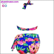 Sexy Women Striped Patchwork Bathing Suit - plusminusco.com