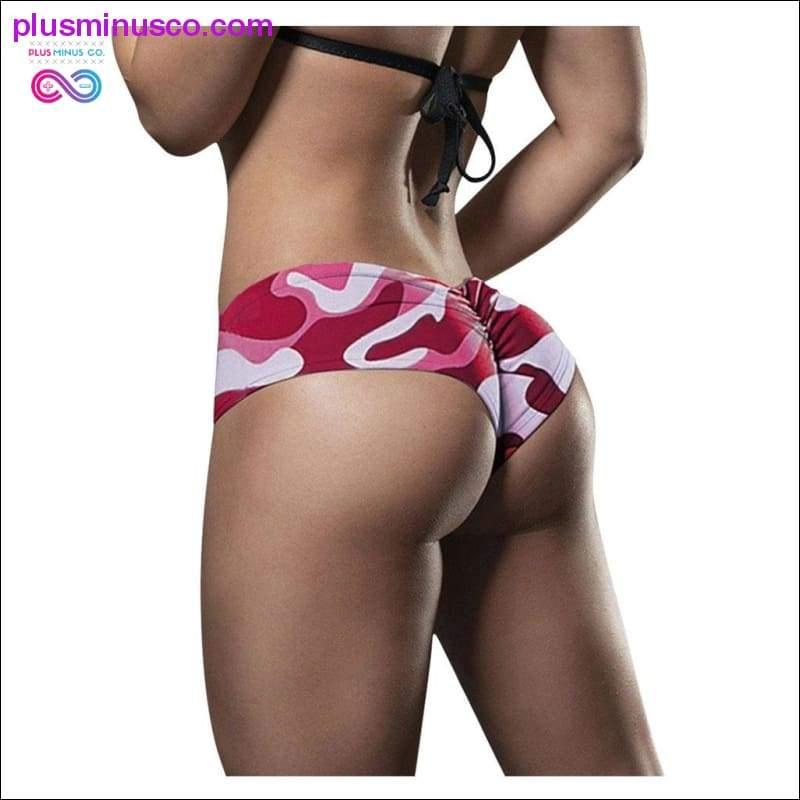 شورت اليوغا المثير للنساء ملابس رياضية للياقة البدنية سروال قصير - plusminusco.com