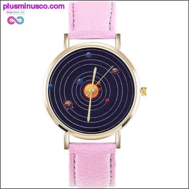 Shaarms Hot Solar System Women Watch Fashion Leather Quartz - plusminusco.com