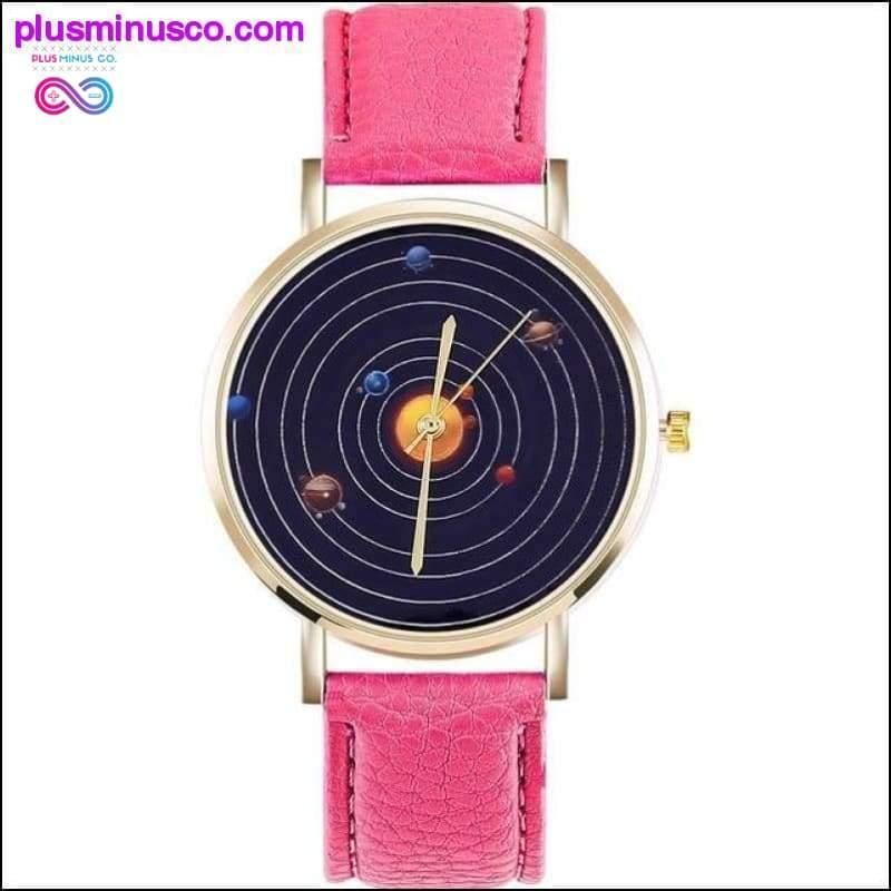 Shaarms Hot Solar System Women Watch Fashion Leather Quartz - plusminusco.com