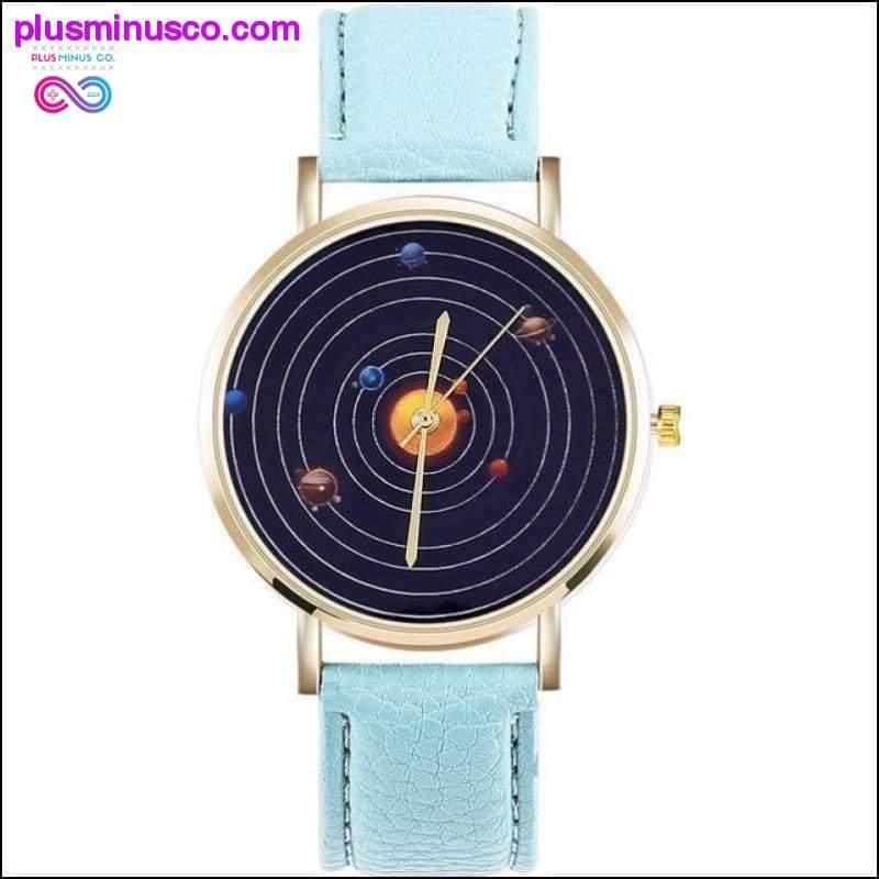 Shaarms Hot Solar System Women Watch Fashion Leather Quartz - plusminusco.com