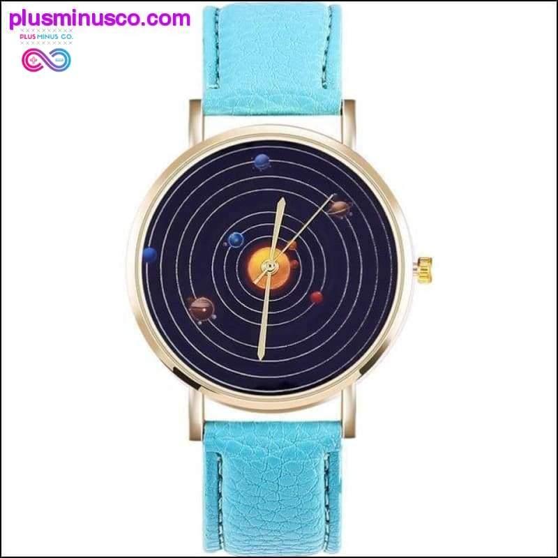 Shaarms Hot Solar System Women Watch Fashion Leather Quartz - plusminusco.com