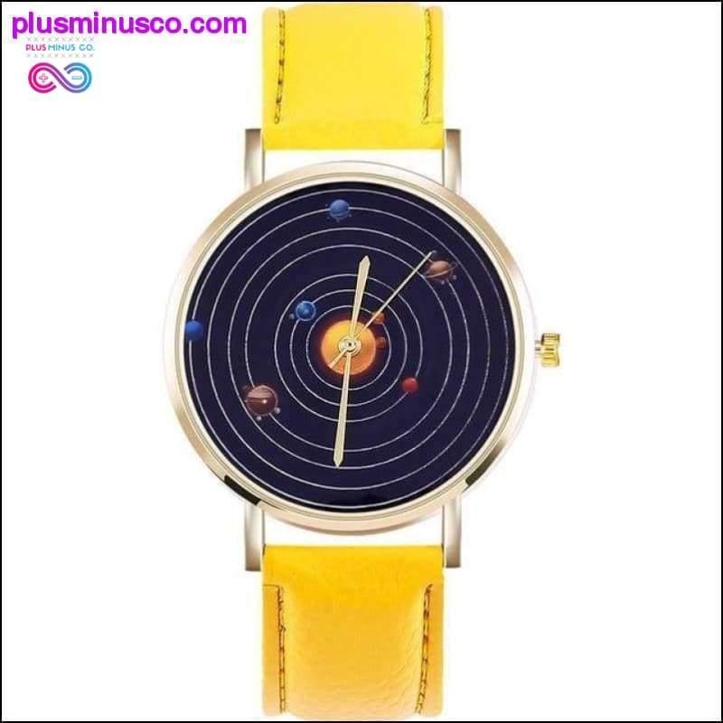 Shaarms Hot Solar System Women Watch Fashion Leather Quartz - plusminusco.com