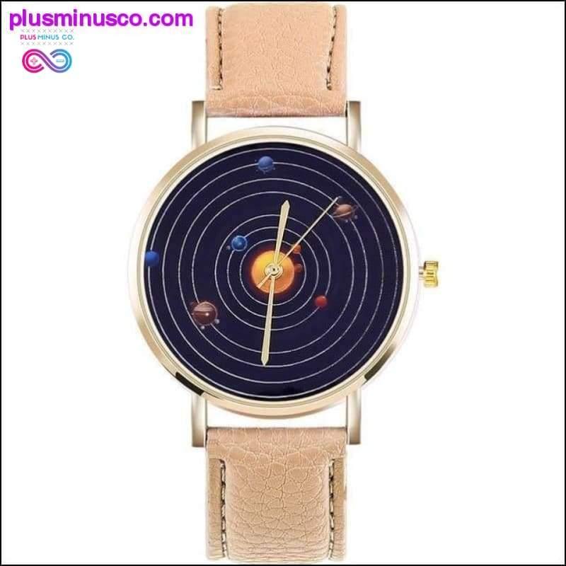 Shaarms Hot Solar System Women Watch Fashion Leather Quartz - plusminusco.com