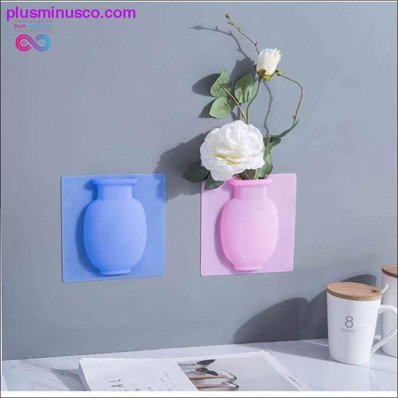 Silicone Additive Sticky Vase Easy Removable Wall And Fridge - plusminusco.com