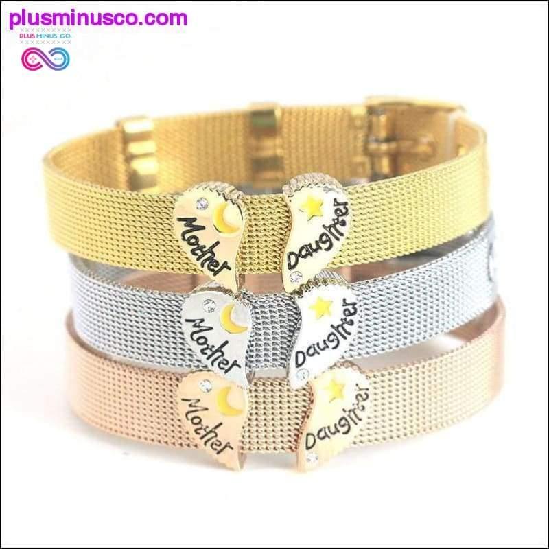 Silver & Gold LOVERS SET Mesh Bracelet Stainless Steel - plusminusco.com