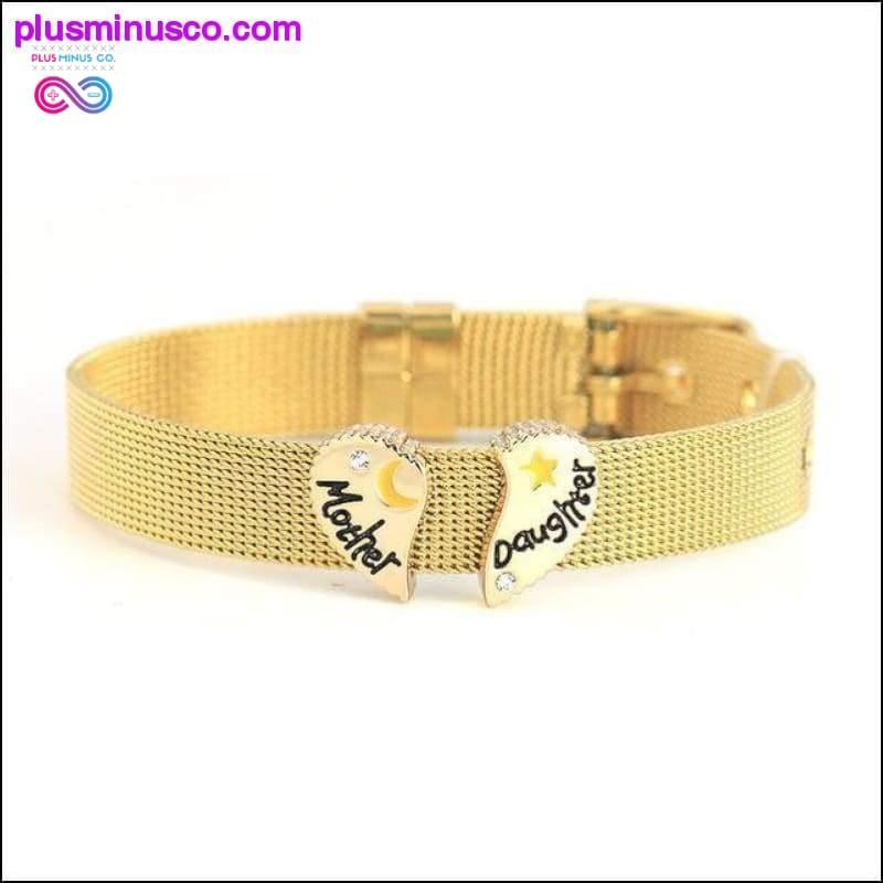 Silver & Gold LOVERS SET Mesh Bracelet Stainless Steel - plusminusco.com