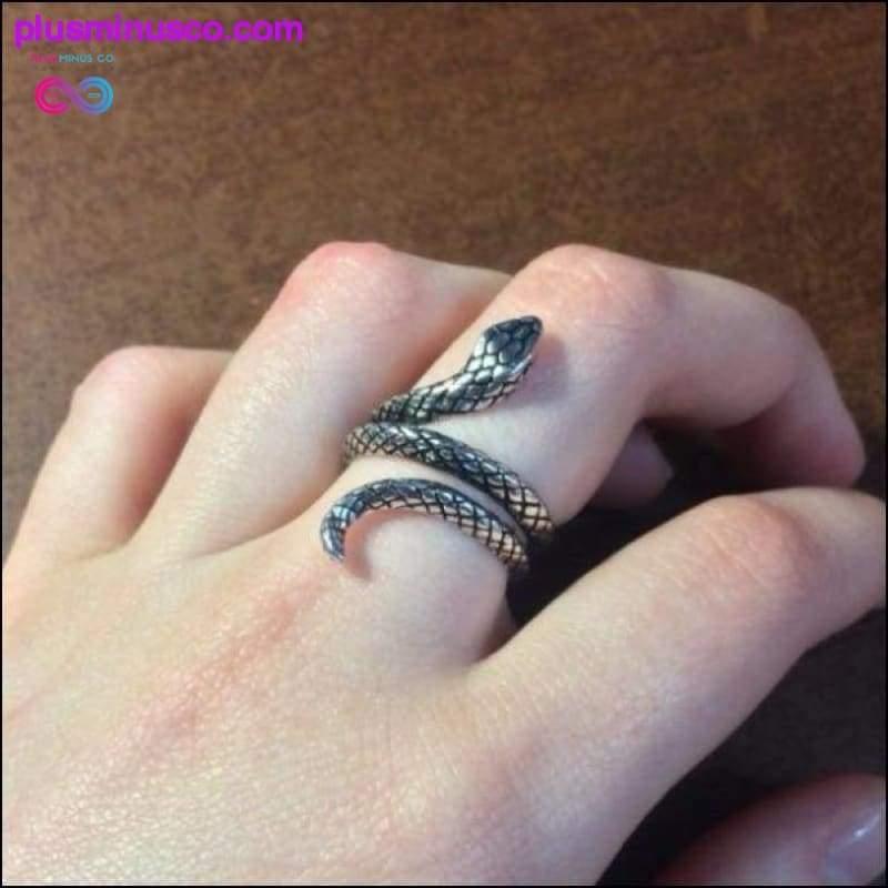 Sølv Snake Ring Motesmykker || PlusMinusco.com - plusminusco.com