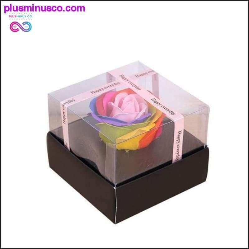 Simulation Rose Soap Flower With Ribbon Wedding Souvenir - plusminusco.com