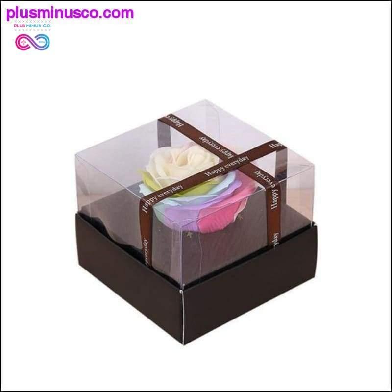 Simulation Rose Soap Flower With Ribbon Wedding Souvenir - plusminusco.com