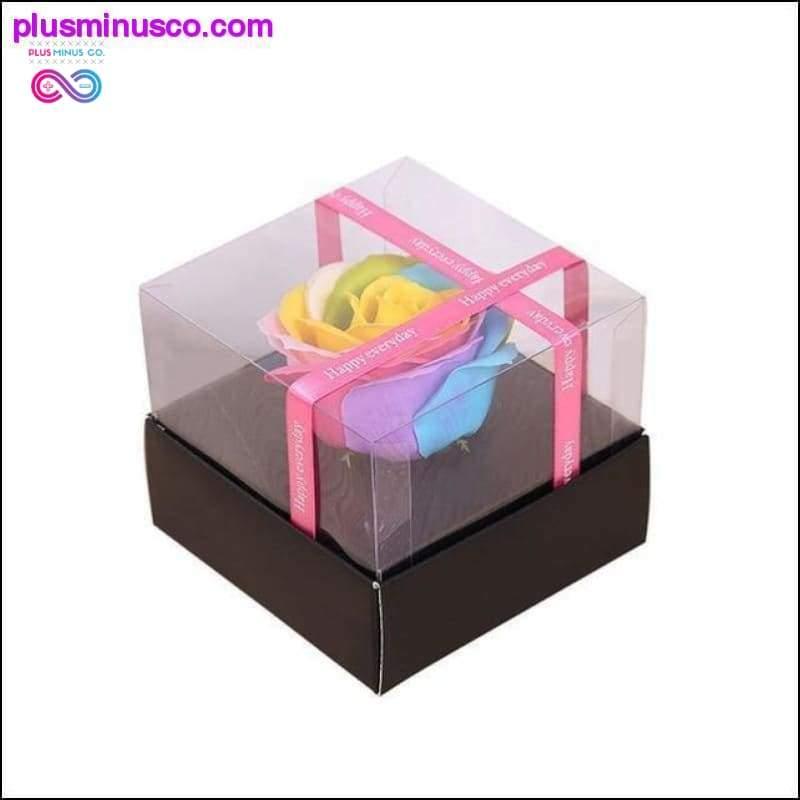 Simulation Rose Soap Flower With Ribbon Wedding Souvenir - plusminusco.com