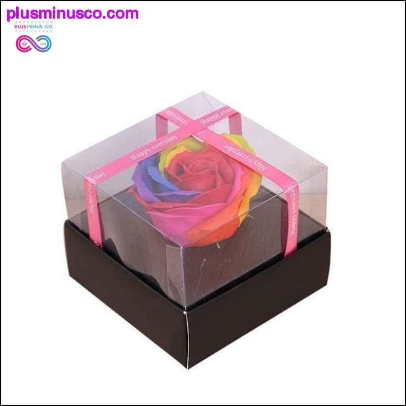 Simulation Rose Soap Flower With Ribbon Wedding Souvenir - plusminusco.com