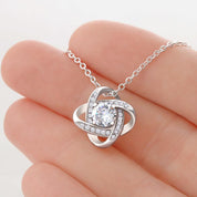 Ожерелье сестер, Ожерелье с узлом любви сестры, подарок на день рождения - plusminusco.com